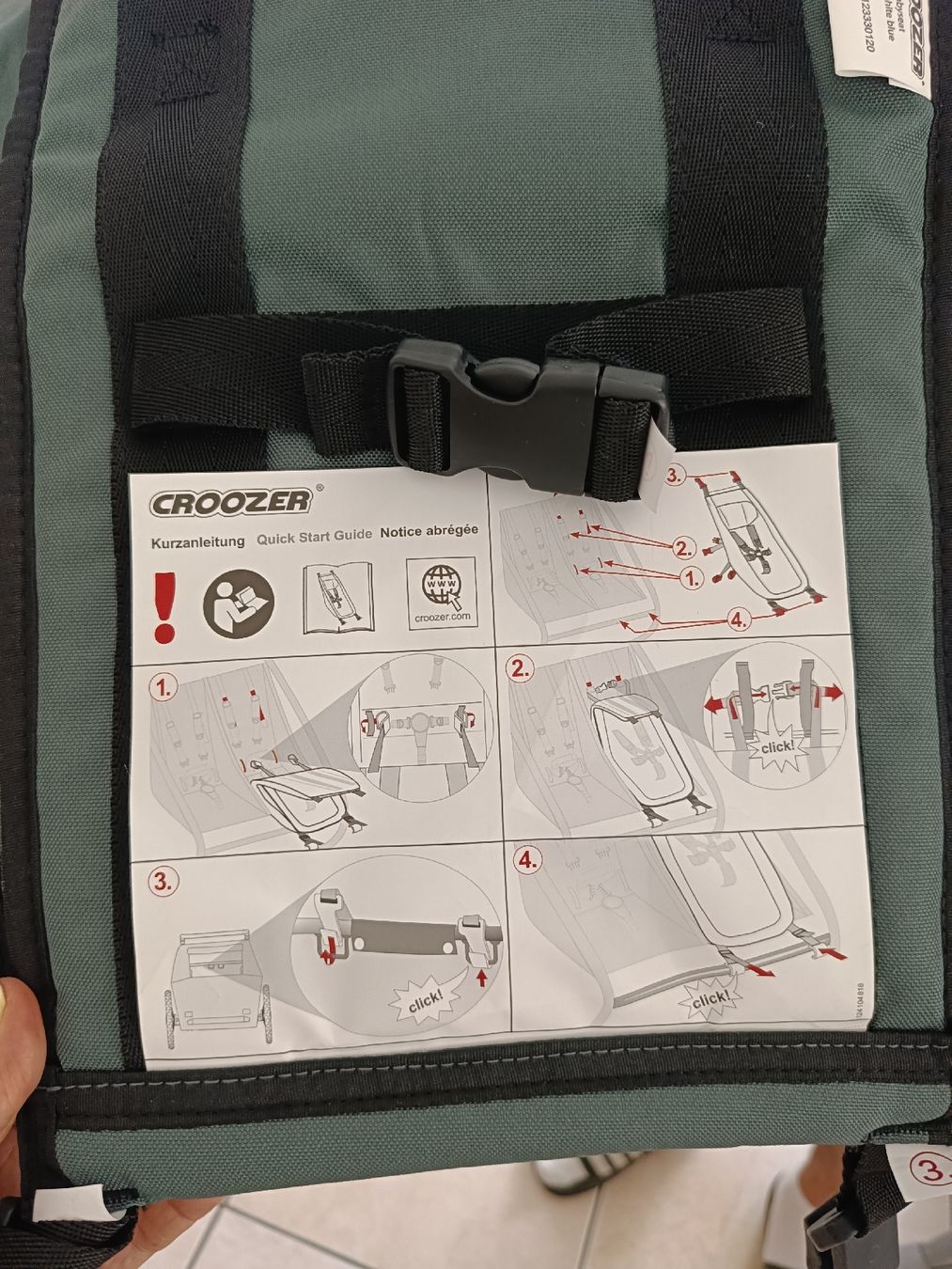 Hamac: CROOZER Hängematte Graphitblau – D'occasion à Reichenburg par har_2mpd 1