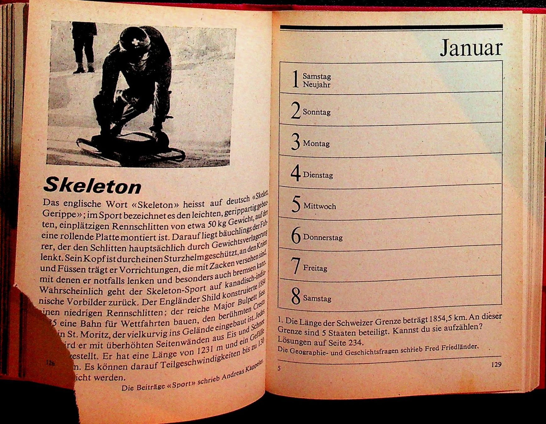 Calendari: Pestalozzi Kalender 1966 – Usato da Reitnau venduto da Zaomir 6
