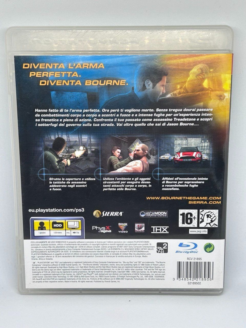 Sony Spiele: Robert Ludlum's: The Bourne Conspiracy – Gebraucht aus Giubiasco von LorisVale 1