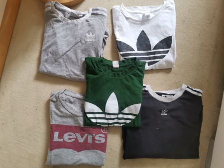 Kleiderpacket Adidas, Levi's Gr. XS, s