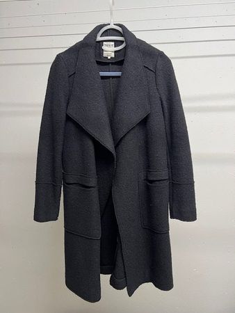 Wollmantel (Filz) schwarz Gr. S von Zara