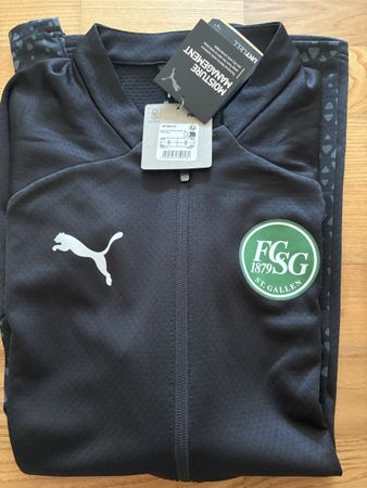 PUMA Trainingsjacke FC St. Gallen 23/24 Schwarz – Neu & unge