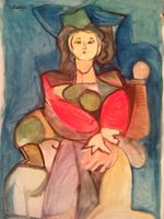 Signiertes Gemälde Goasch von Heildoro 100x70 cm