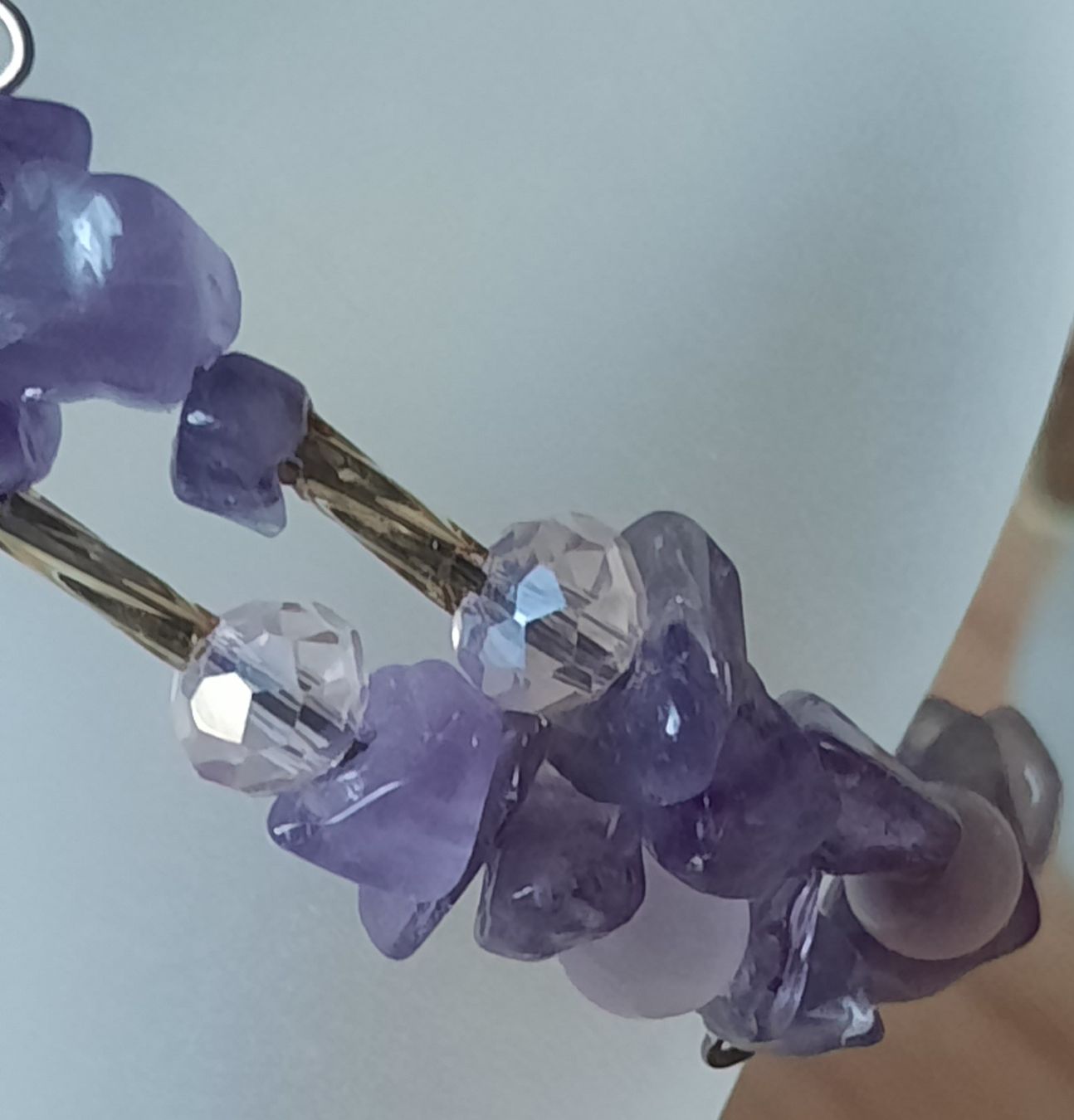 Bracciali & Braccialetti: Handgefertigtes Amethyst-Armband - Einzigartiges Design! – Nuovo (secondo la descrizione) da Solothurn venduto da lsc_pf99 7