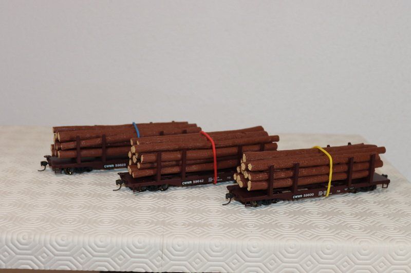 Modellini di ferrovie: 3 US Güterwagen ( 548 ) – Usato da Kerzers venduto da Winu64
