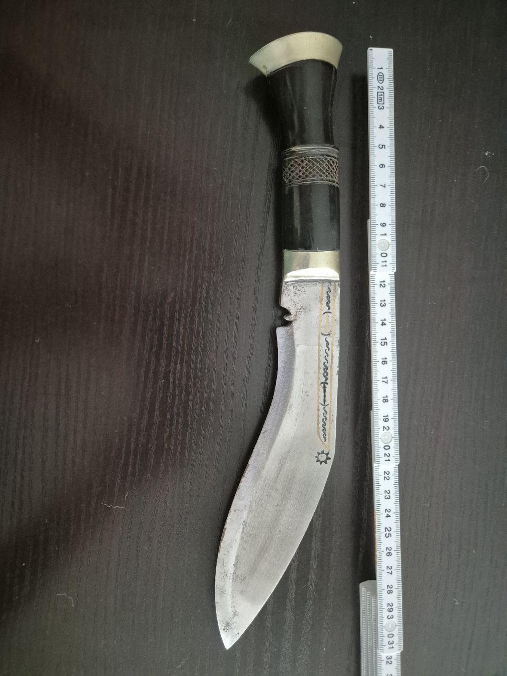 Besteck: Antikes Gurka Messer mit schöner Silberscheide – Gebraucht aus Binningen von rom_9ls7 6