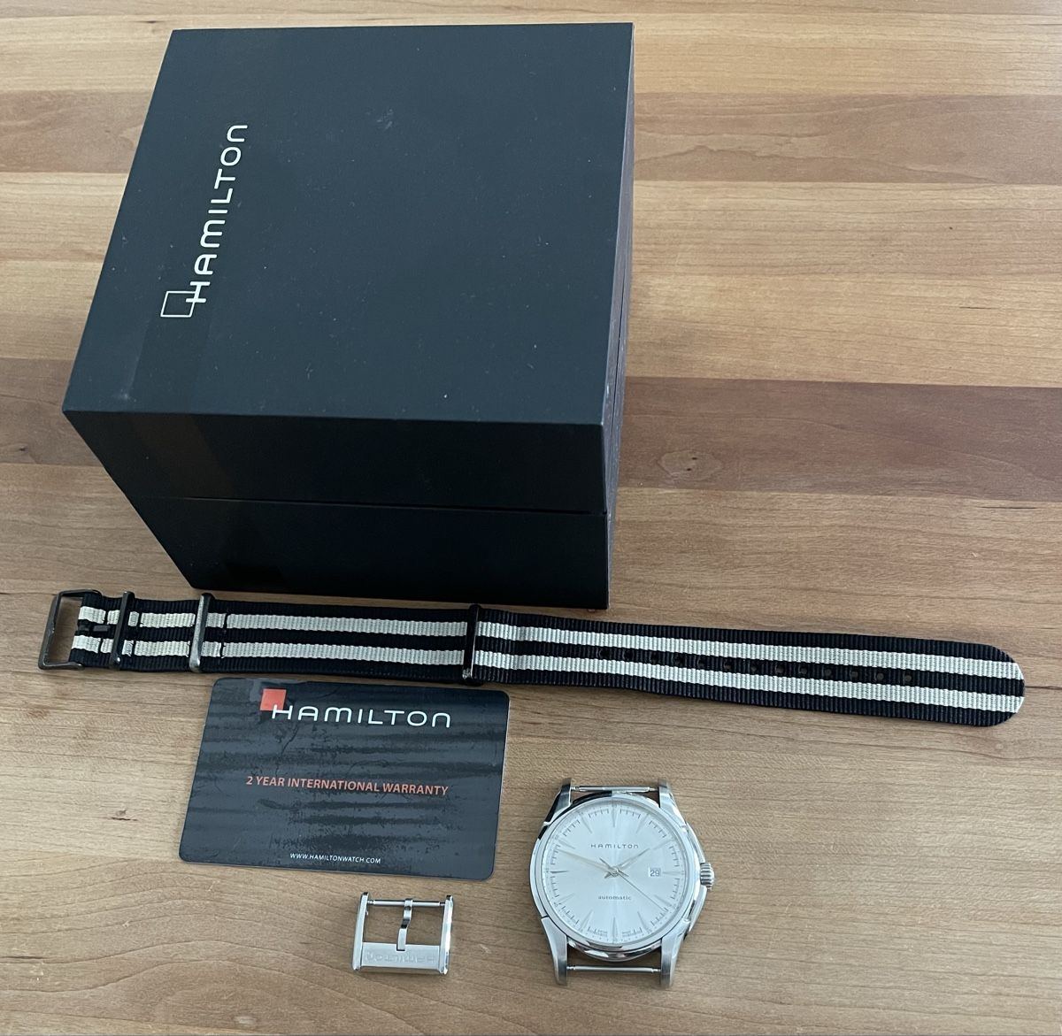 Hamilton Orologi: Hamilton JAZZMASTER VIEWMATIC Automatic H327150 – Usato da Embrach venduto da Canderau 1