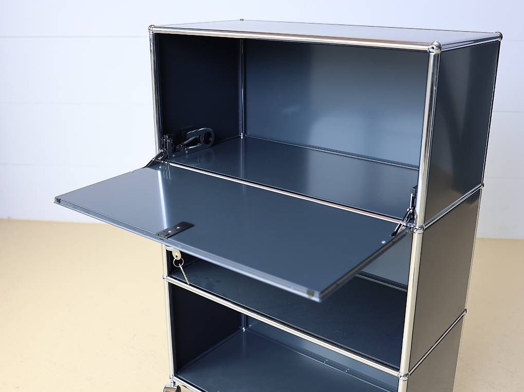 USM Scaffali: USM Haller Highboard Anthrazitgrau Lieferung&Umbau möglich – Usato da Meinisberg venduto da atelier_TILIJA 4