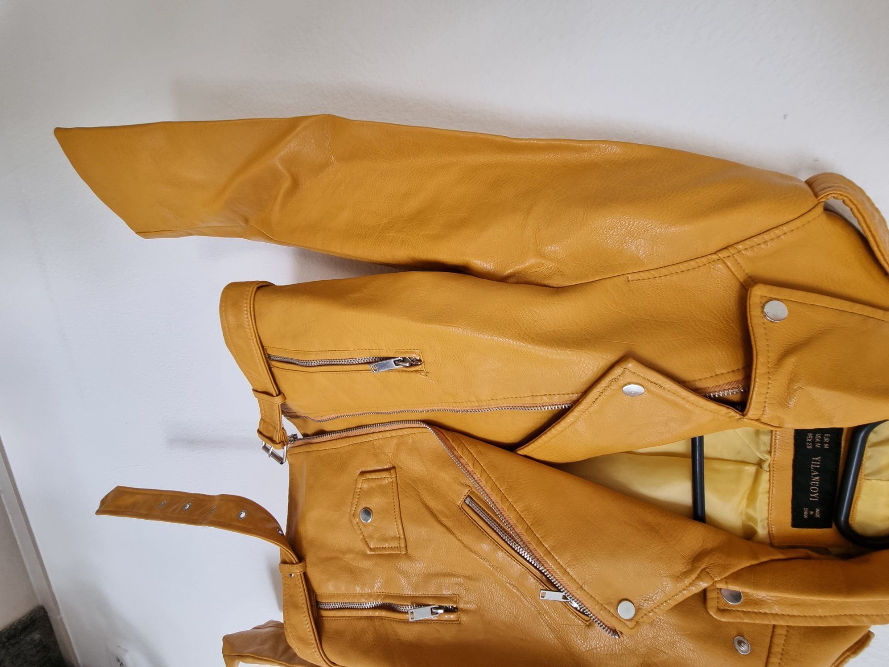 Giacche: Lederjacke in Gelb Gr L Kunstleder – Nuovo (secondo la descrizione) da Bassersdorf venduto da Sandy456 4
