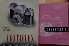 Zeiss Ikon Contaflex I Handbuch und Bedienungsanleitung