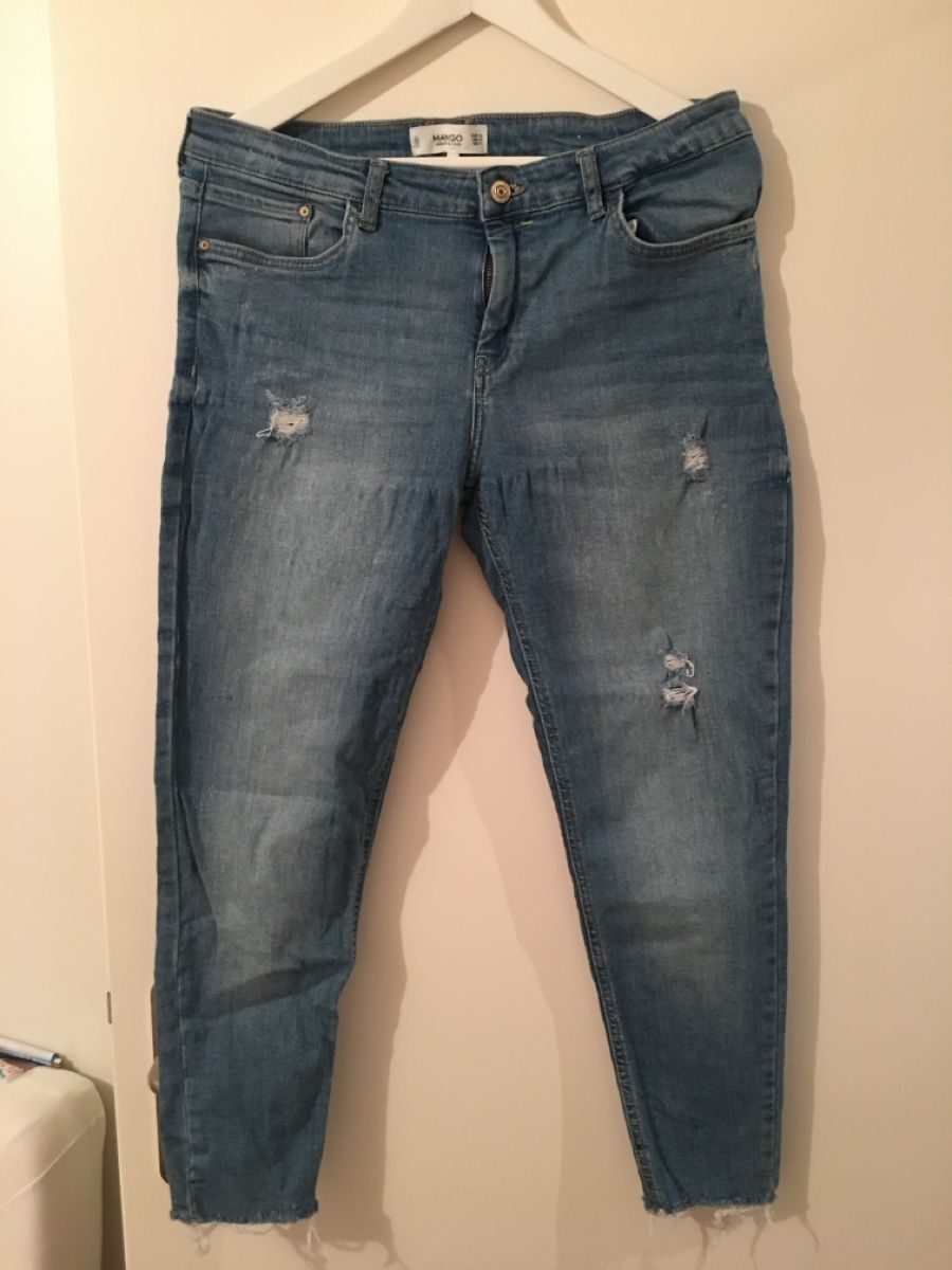 Mango Jeans: MANGO JEANS-NEU-Gr.42-NEU-BLAU-TOP – Neu (gemäss Beschreibung) aus Baar von hasenfrau15