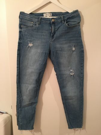 MANGO JEANS-NEU-Gr.42-NEU-BLAU-TOP
