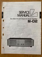 Service Manual LUXMAN Amplifier M-02