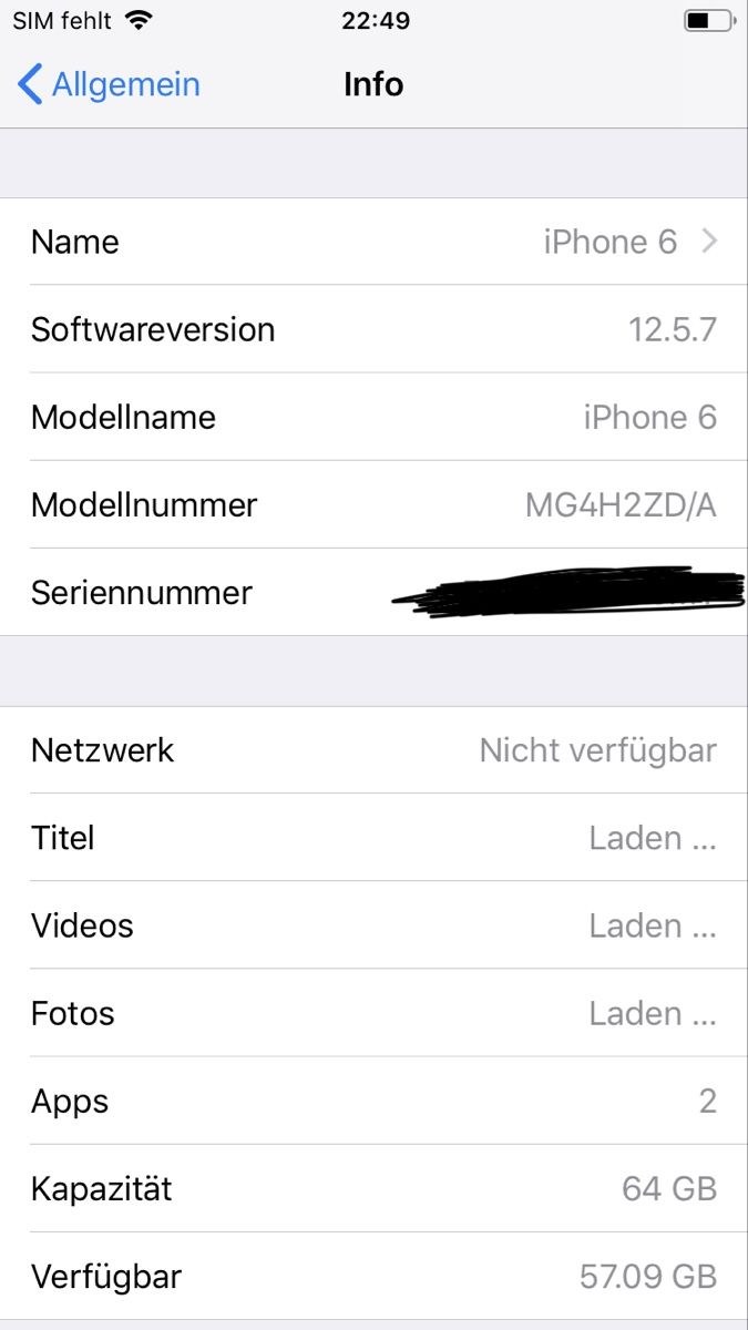 Apple Telefoni cellulari / Smartphones: iPhone 6 - Silver - 64GB – Usato da Zürich venduto da uniking 2