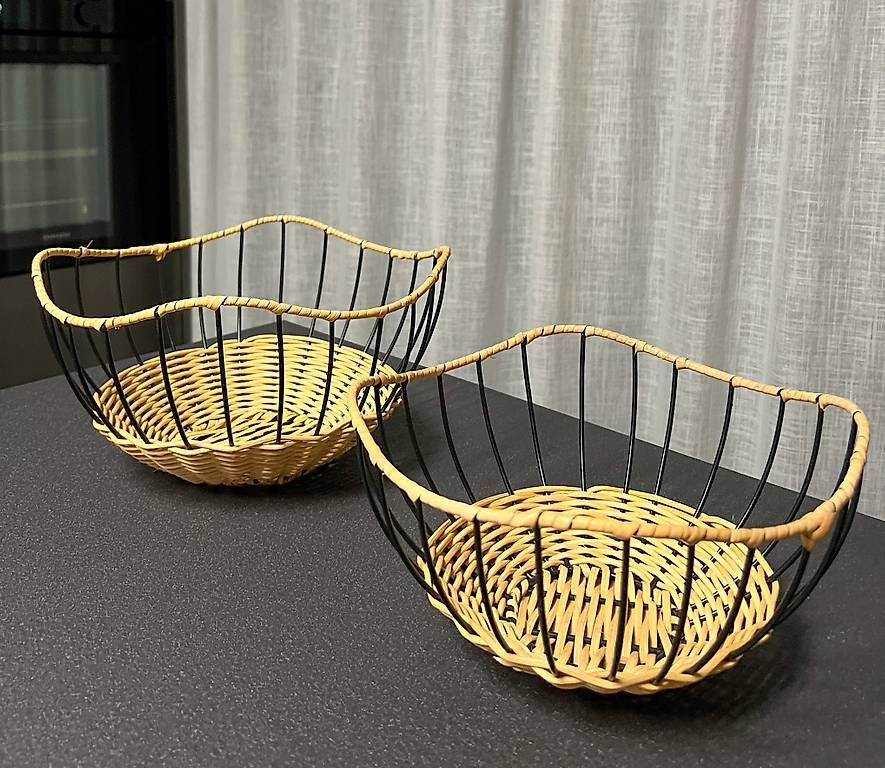 Sonstiges für Haushalt & Wohnen: Luxe Deco 2 piece weaved basket - New! – Neu und originalverpackt aus Cama von UnleashdByAna