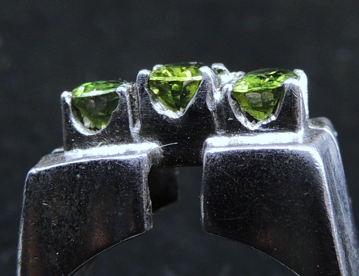 Anelli: Chrysoberyll Silber 925 Fingerring – Usato da Waldenburg venduto da schaller707 3