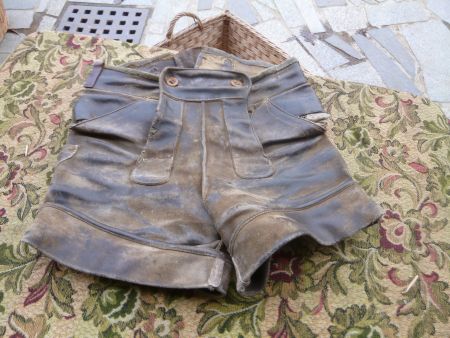 Hirschlederhosen Hosen Lederhose  Lederhösl Alpenkitz Shorts