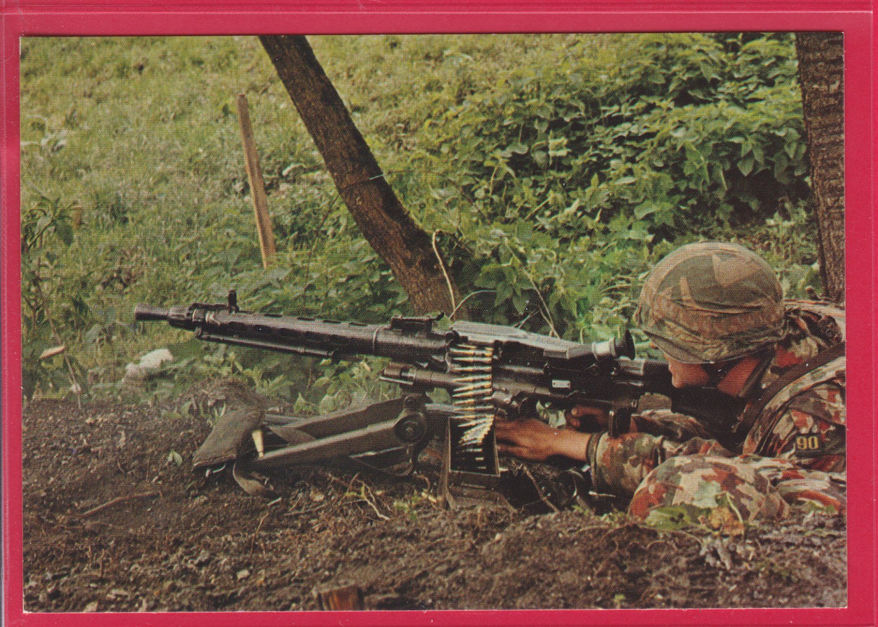 Cartoline postali: MASCHINENGEWEHR 7.5 mm – Usato da Oberrieden venduto da Gebirgsstelze