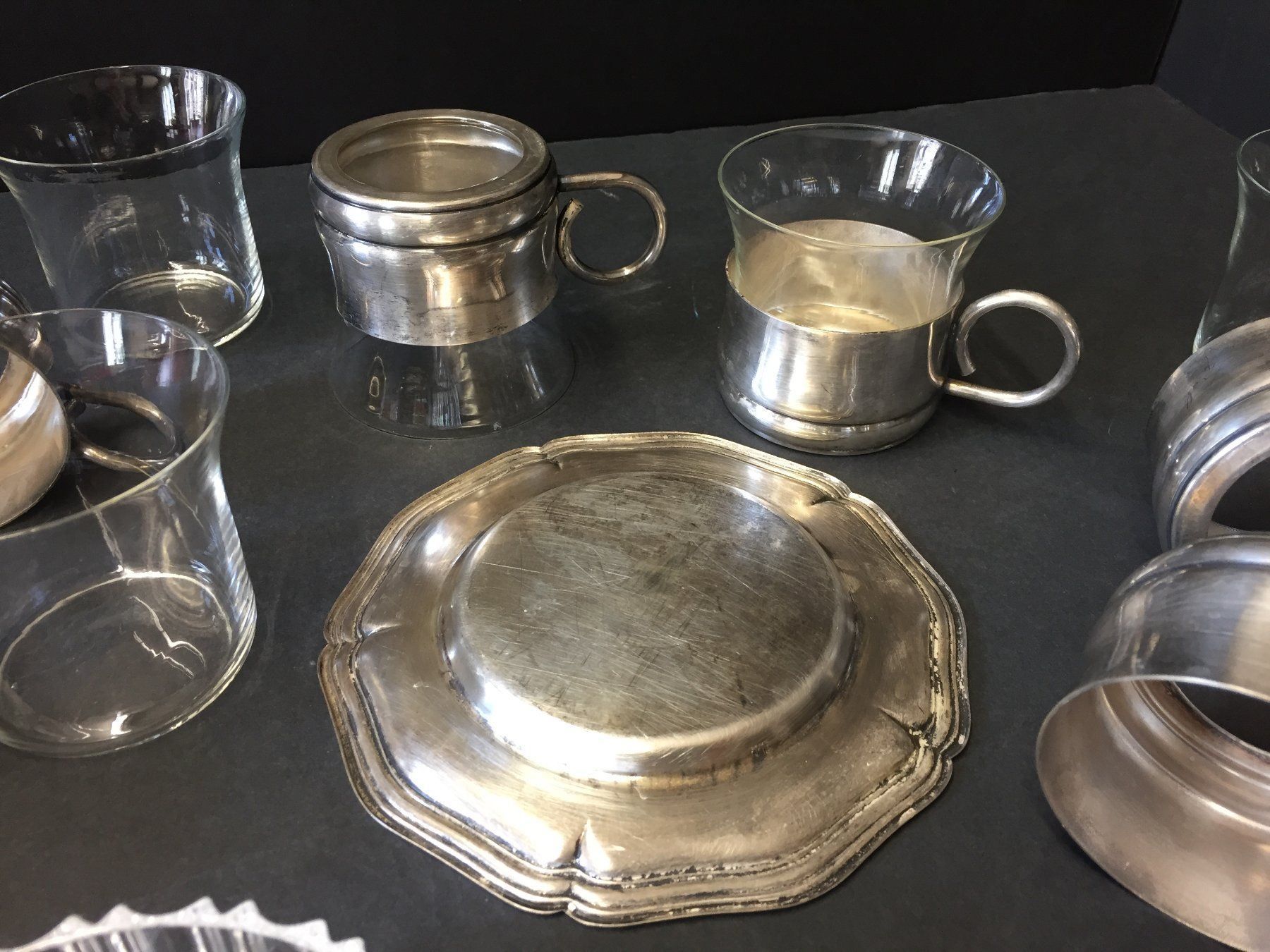 Geschirrsets: Vintage Tee / Kaffee Service Versilbert – Gebraucht aus Schaffhausen von vintageworld 8