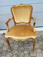 gepolsterter Biedermeier-Sessel antik