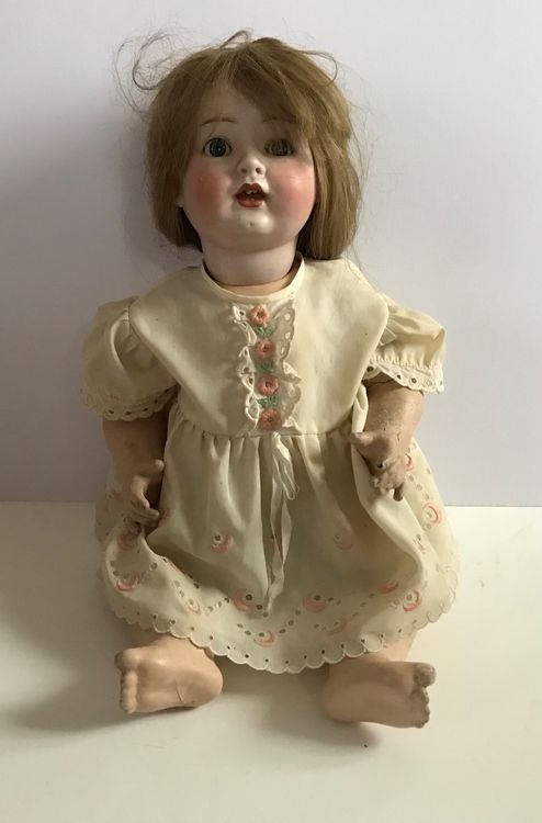 Poupée Ancienne Porcelaine W. Goebel – Allemagne – Taille 59 Cm – Réf 120 8 1/2