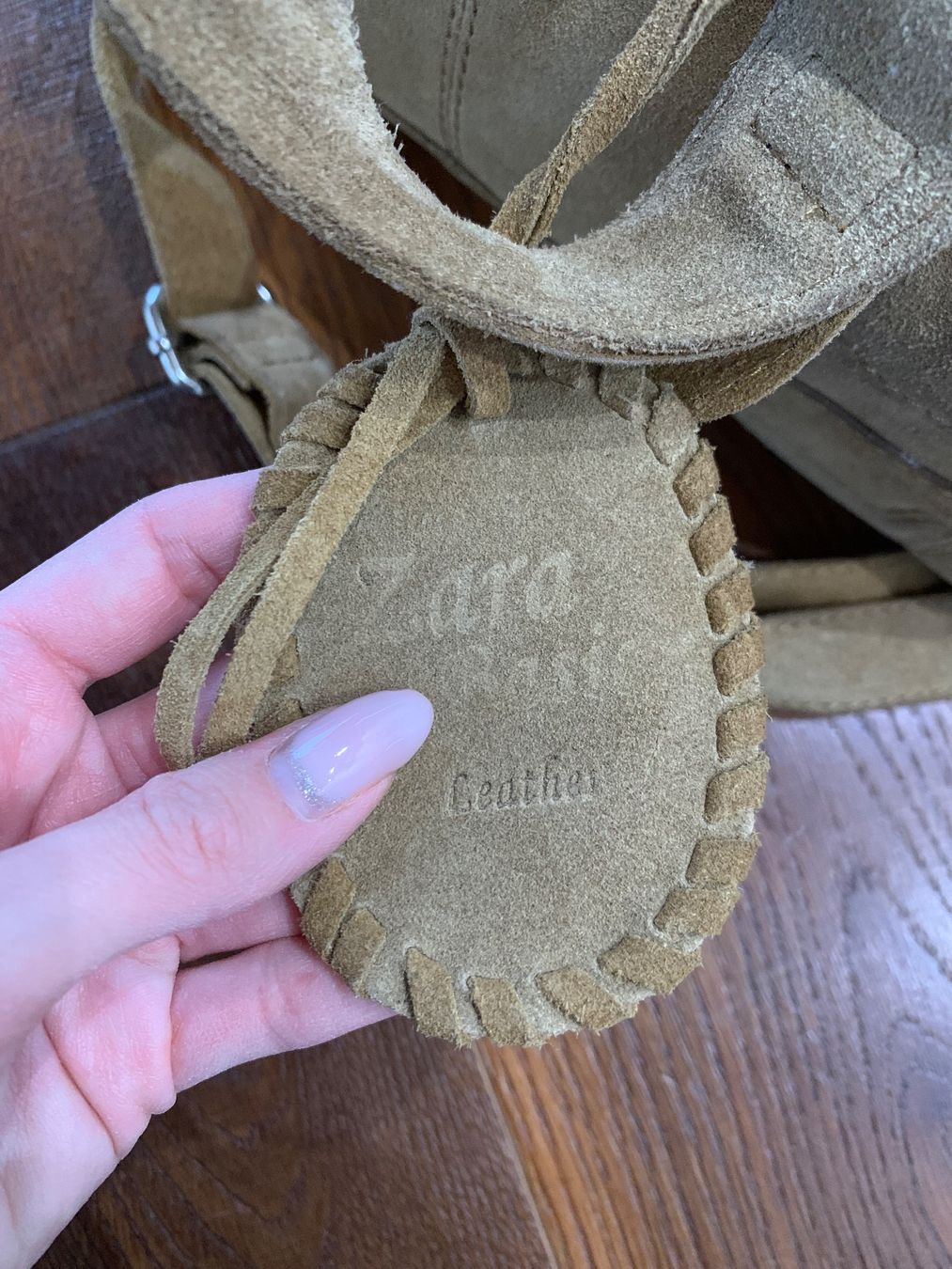 Zara Borse da donna: Borsa pelle scamosciata – Usato da Gorduno venduto da nic_8jd2 3