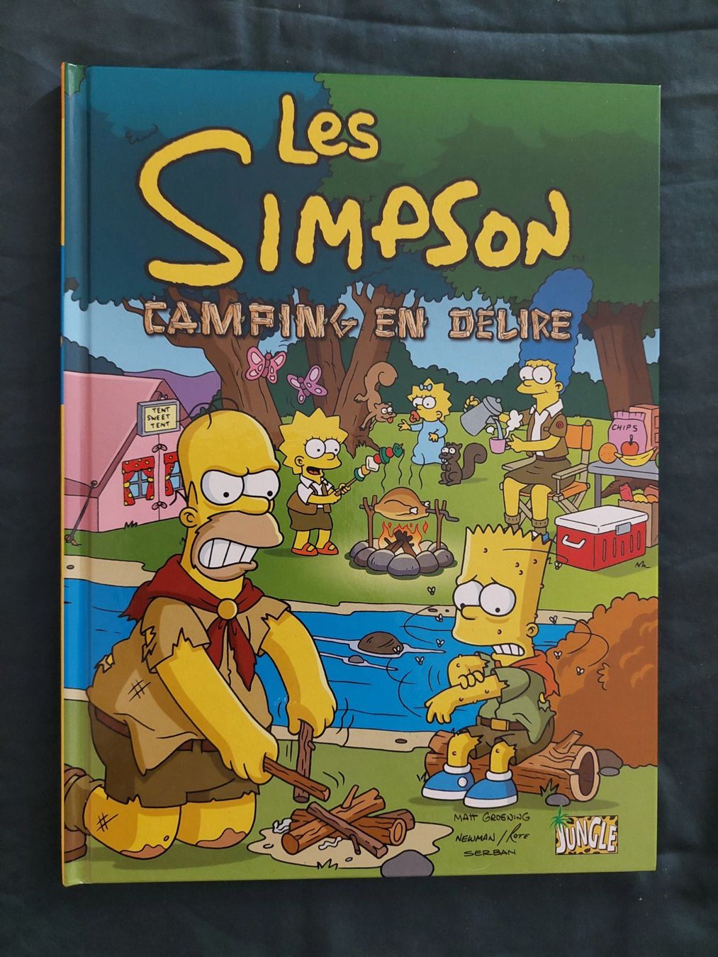 Comics: Les Simpson T.1 Camping En Délire EO 2008 Comme Neuf – Gebraucht aus Genève von Blu_BD