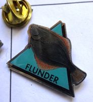 Pin Fisch FLUNDER