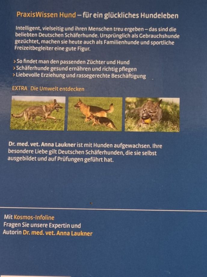 Libri: Buch Deutscher Schäferhund Kosmos – Usato da Reichenburg venduto da Mede04 2