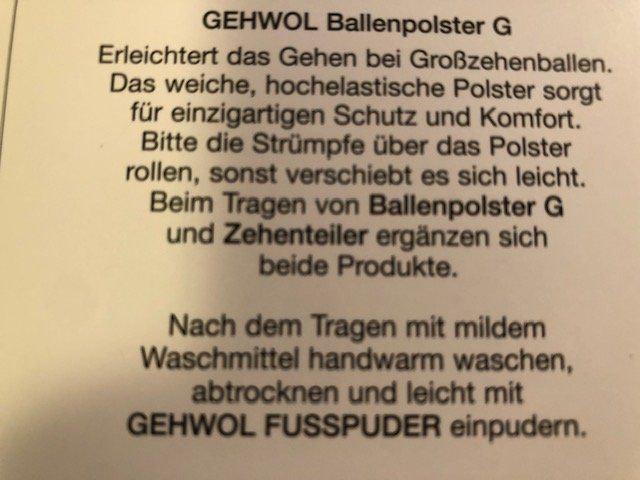 Pedicure: Grosszehen Ballenpolster G..... – Nuovo (secondo la descrizione) da Nottwil venduto da Frontal 2