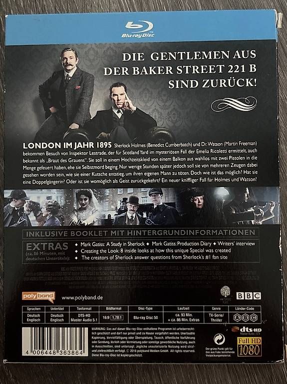 Tutti i DVDs: Sherlock Holmes Serie und Filme Collection  – Usato da Winterthur venduto da Geilotime 3