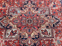 Seltener antiker Heriz-Teppich aus Persien 347 x 252 cm