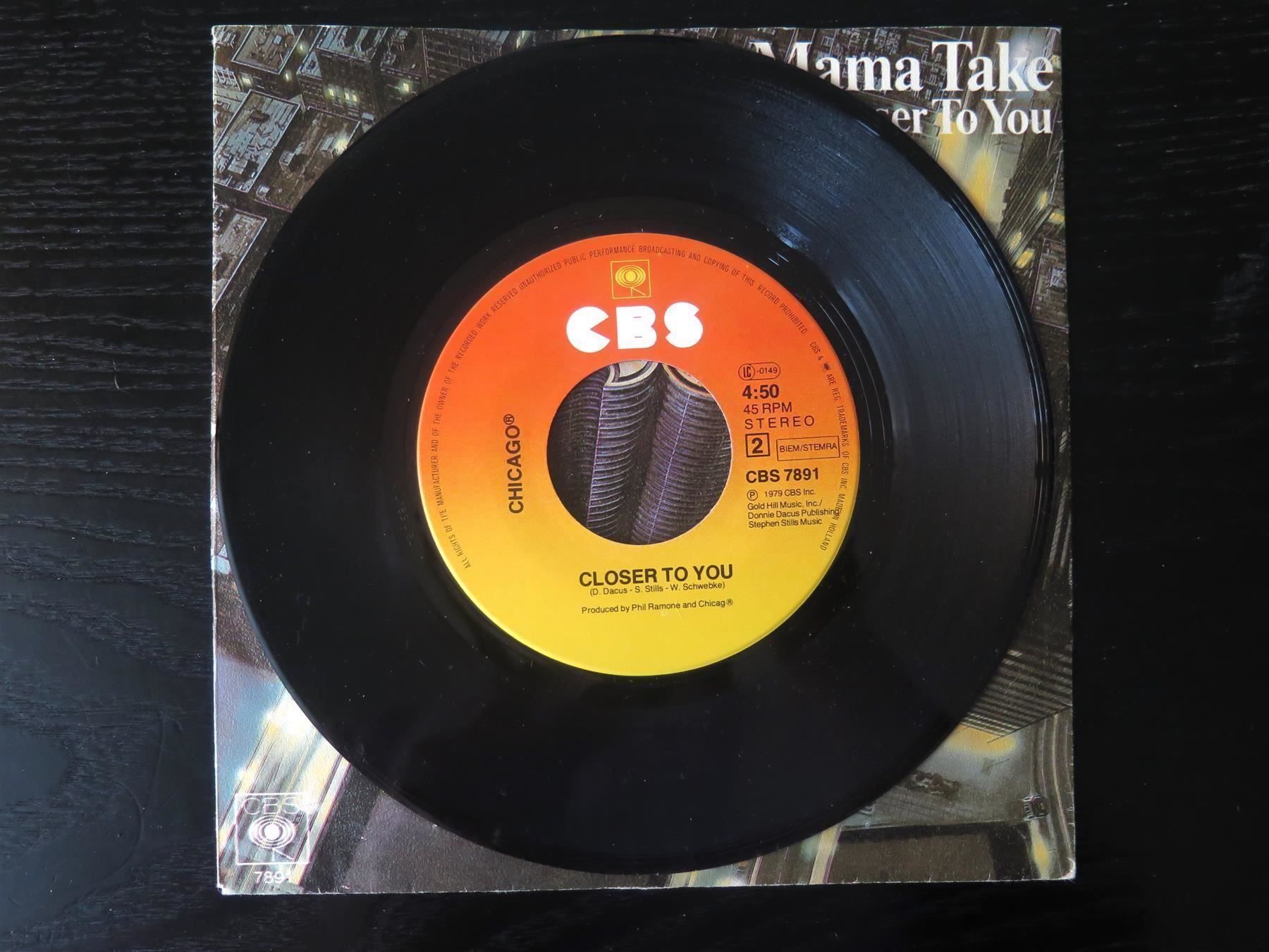 Schallplatten: (p) Single CHICAGO: Mama take, 1979 – Gebraucht aus Bern von Balzamico 3