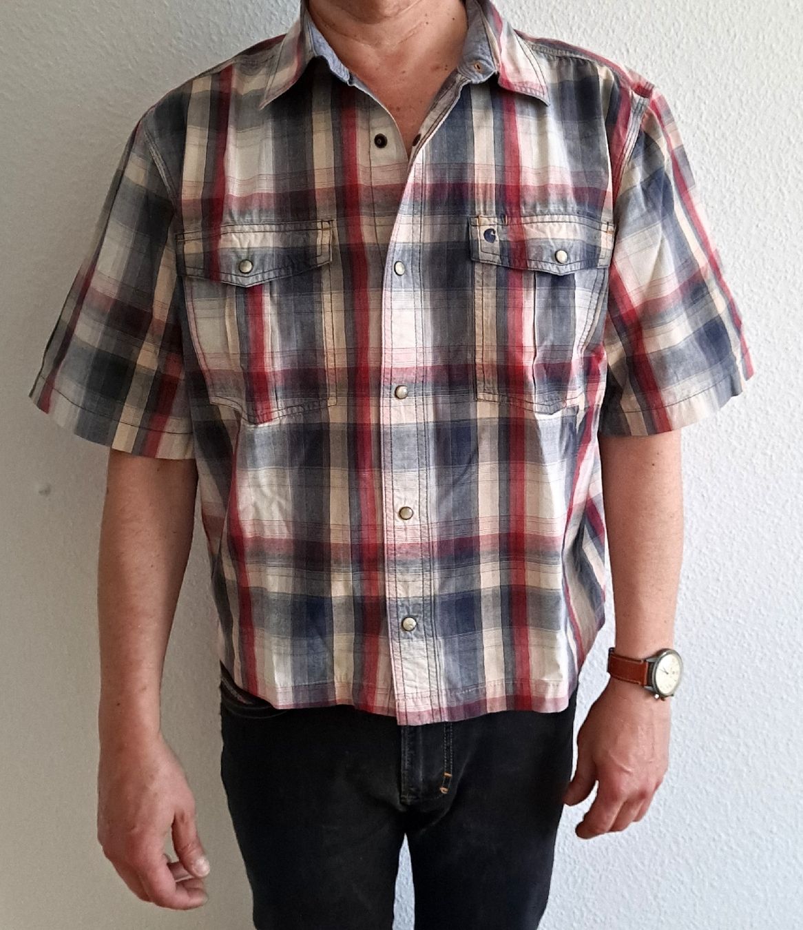 Carhartt Camicie: Carharrt Herren Hemd Gr. L – Usato da Liestal venduto da Mas-Y-Mas