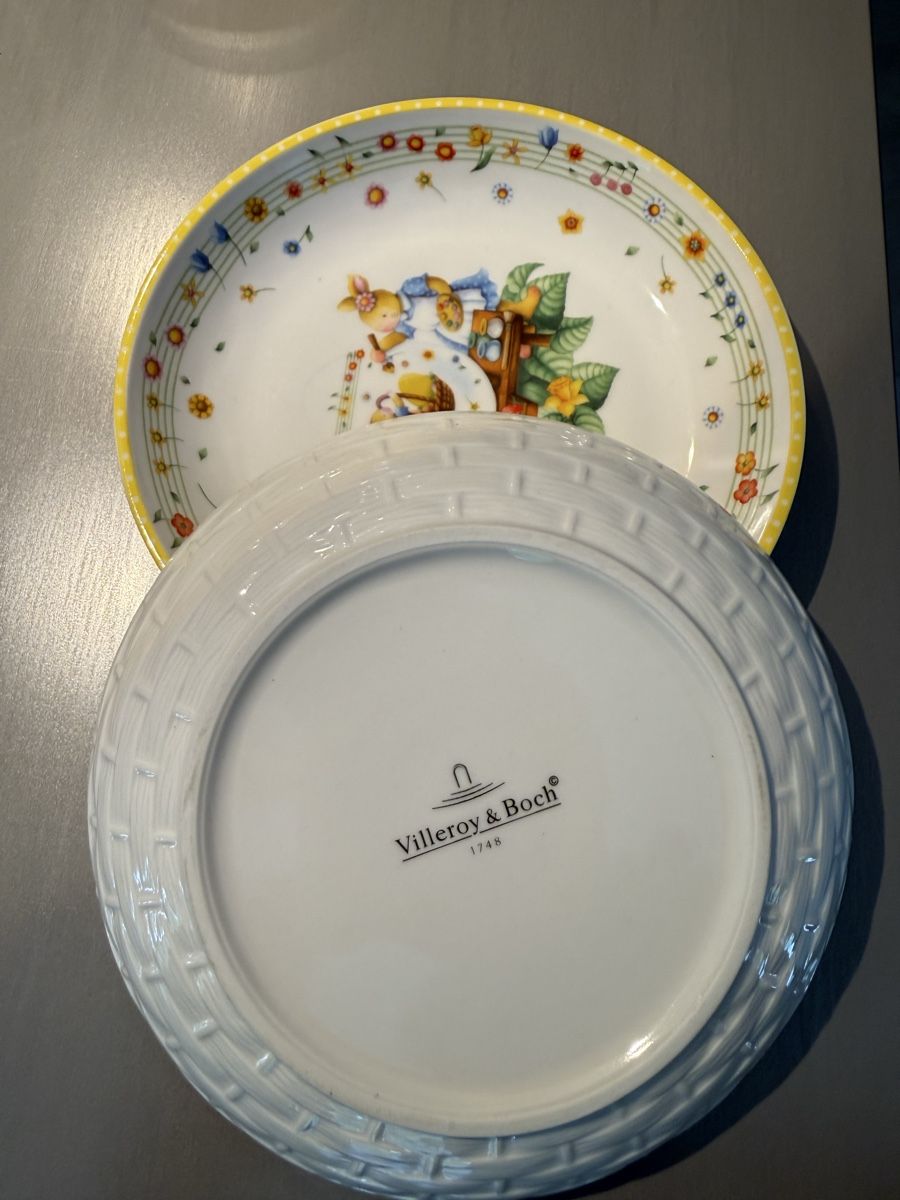 Villeroy & Boch Piatti: Villeroy & Boch Oster Kinderteller 2er Set  – Usato da Dübendorf venduto da KrisRoss 2
