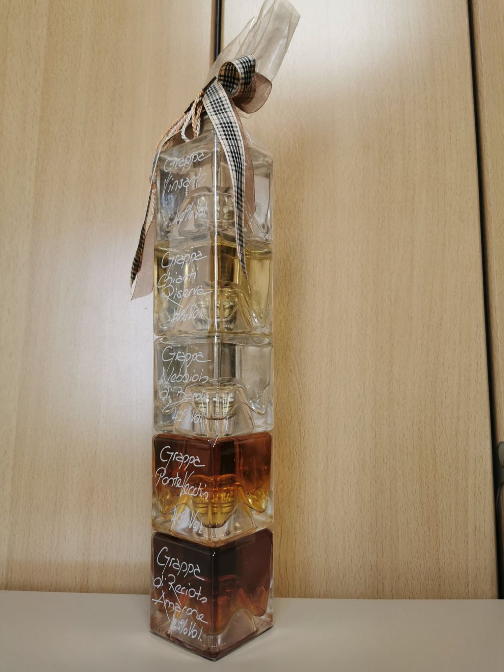 Bevande alcoliche: Italienische Grappa Degustations-Kollektion, 5 Sorten – Nuovo (secondo la descrizione) da Winterthur venduto da Lonpos1 1