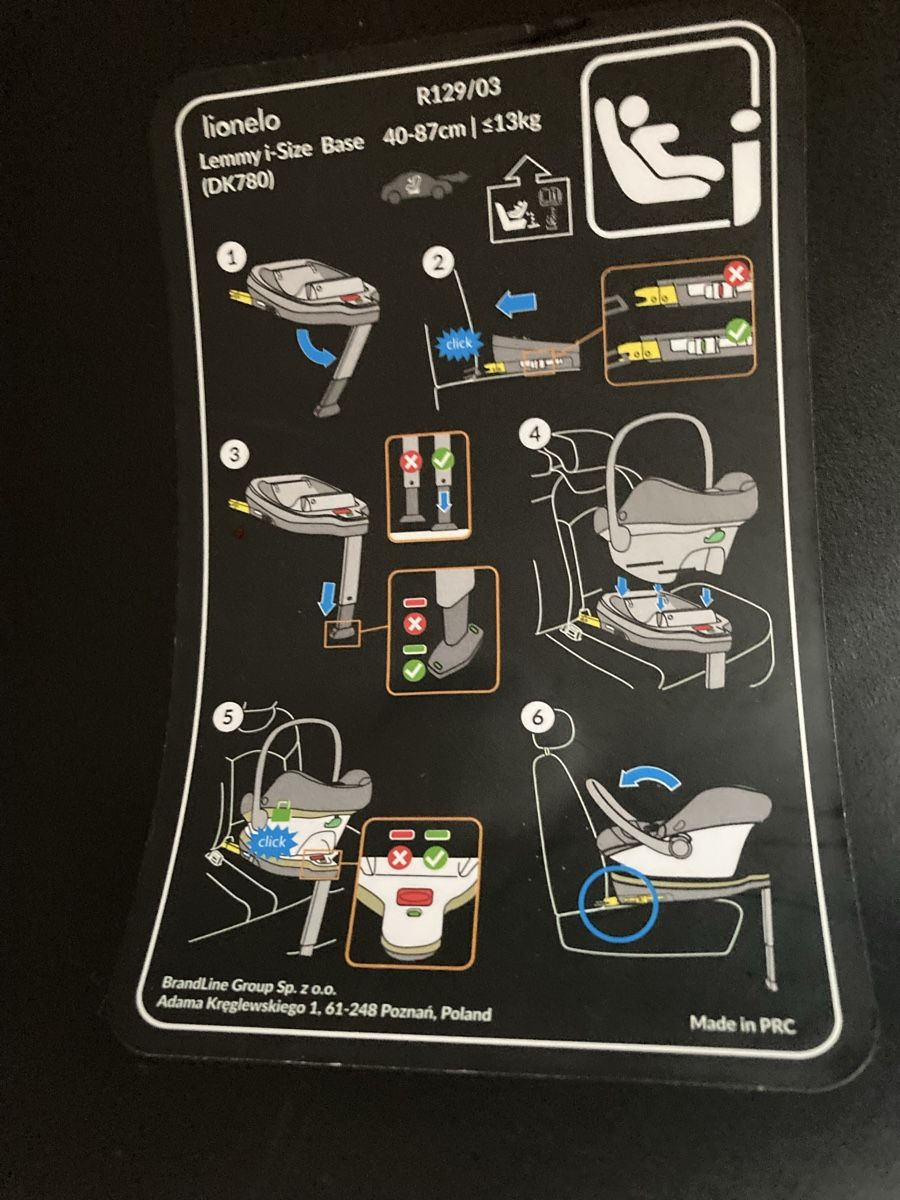 Sièges auto: Isofix von Lionelo – D'occasion à Reigoldswil par siby96 1