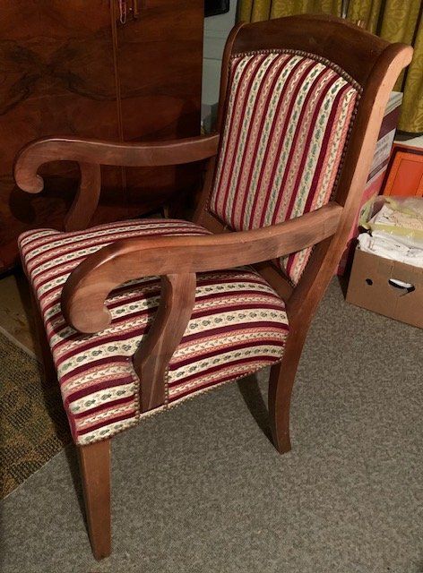 Chaises: Restaurierter, antiker Polsterstuhl aus Biedermeierzeit – D'occasion à Gundetswil par Egro100