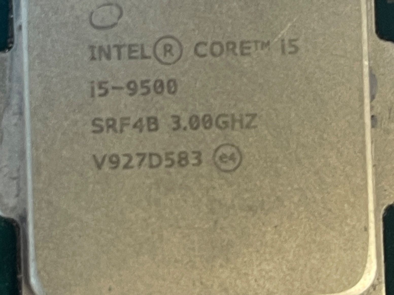 Intel PC: i5-9500 Prozessor 9 MB Cache 6 core , 3 GHz – Usato da Zürich venduto da Drwatson