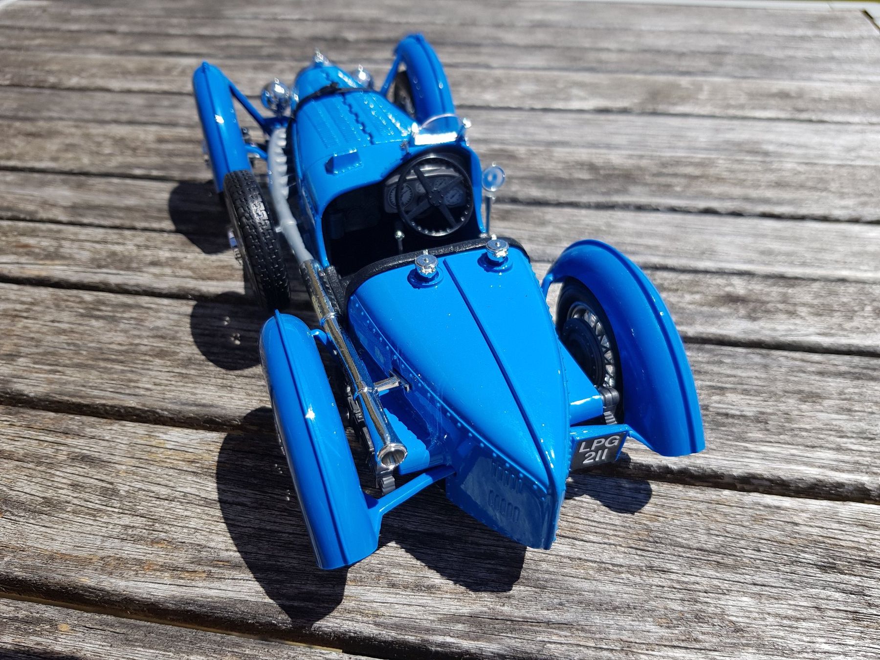 Bugatti Modellini d'auto: Bugatti Type „59“ 1934 Modellauto blau – Usato da Jona venduto da dampfnuggi 3