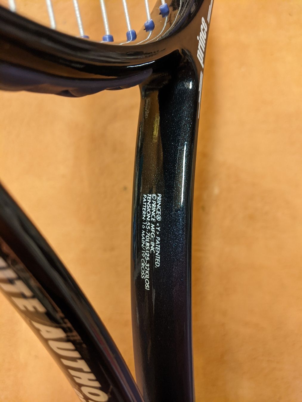 Racchette: Raquette de tennis Prince Graphite Authority Oversize 90's – Usato da Vessy venduto da Avicci 9