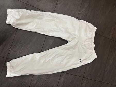 Nike Vintage Trackpants Weiss L "the athletic dept." Y2K