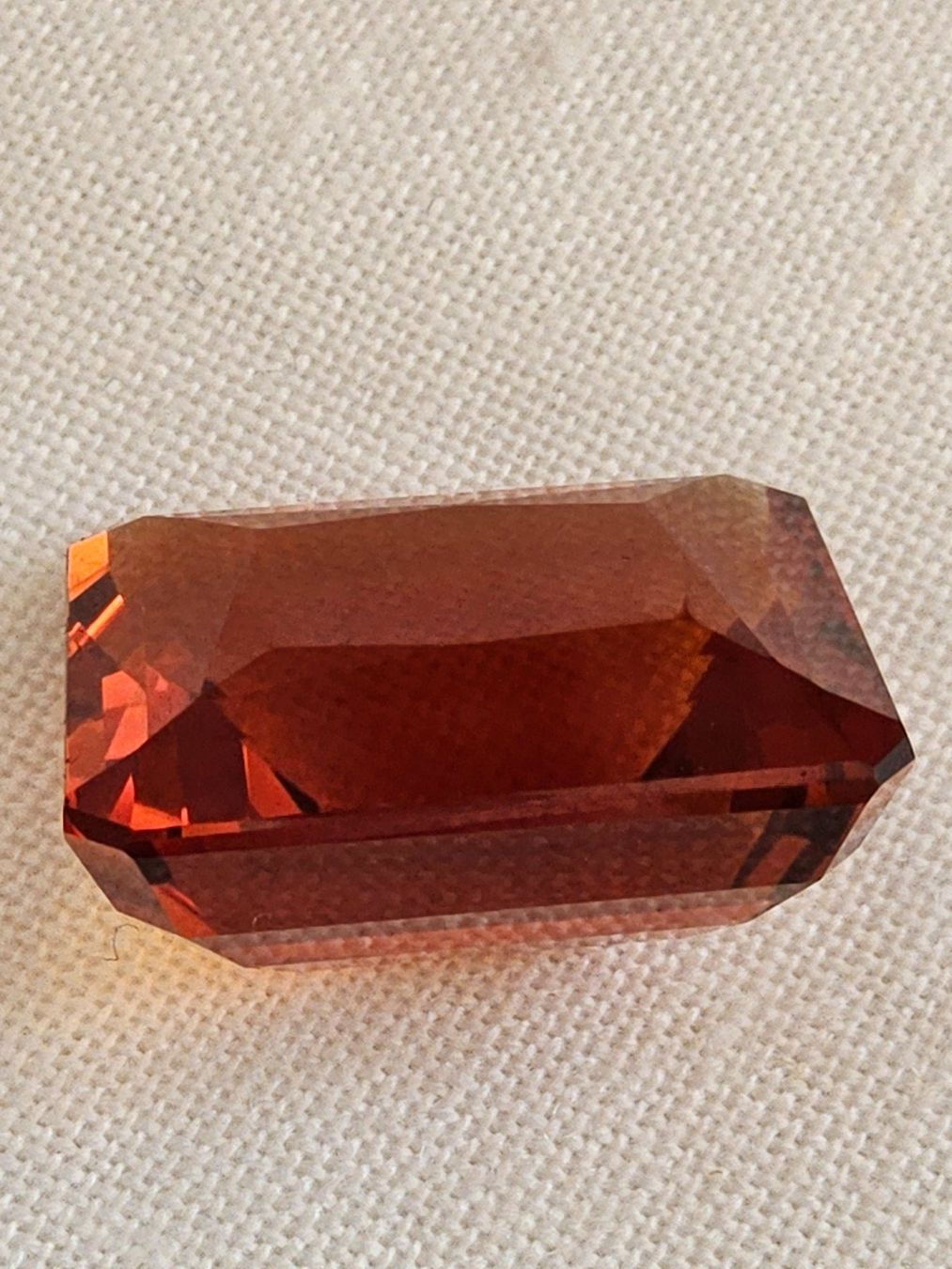 Pietre preziose: Citrin 30ct. Madeira, Wunderschöne orange Farbe – Usato da Zürich venduto da helsan 2