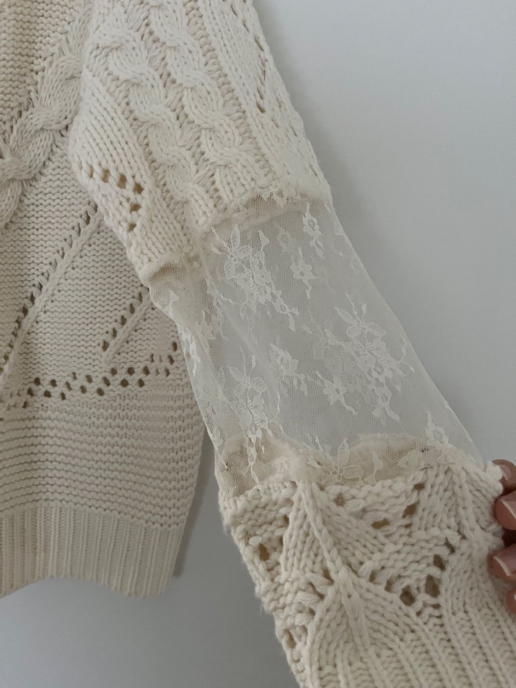 Pullover & Sweatshirts: Strickpullover One Size, Farbe beige – Neu (gemäss Beschreibung) aus Triesen von atos87 2