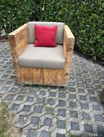 Ploss Tropea Teak Lounge Sessel und 2-er Sofa inlk.Sitzkisse