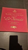 3 Schallplatten, LPs, Album La Traviata, Teatro alla Scala,