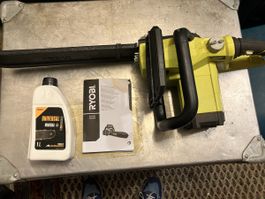 Ryobi Akku-Kettensäge, neuwertig, inklusive Öl! Top Zustand