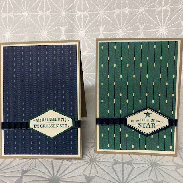 Stampin' up! Carta: Stampin up Paket "Ganz Gentleman" – Nuovo (secondo la descrizione) da Frauenkappelen venduto da evangelina78 9