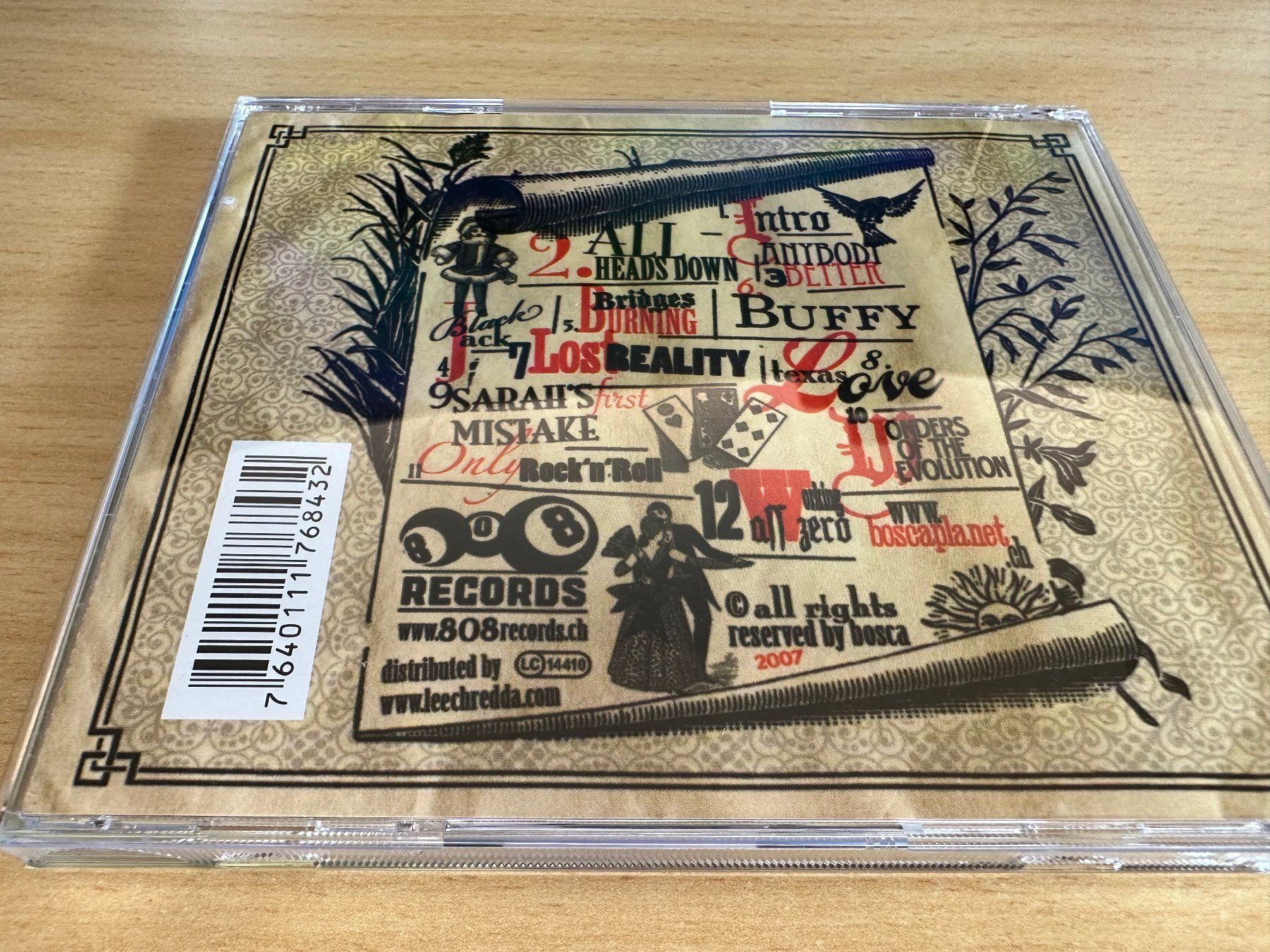 CD: Bosca – All Heads Down – Usato da Rikon im Tösstal venduto da Alpenmutz 1