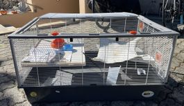 Kleintierkäfig Ferplast Criceti 100 mit Zubehör gebraucht